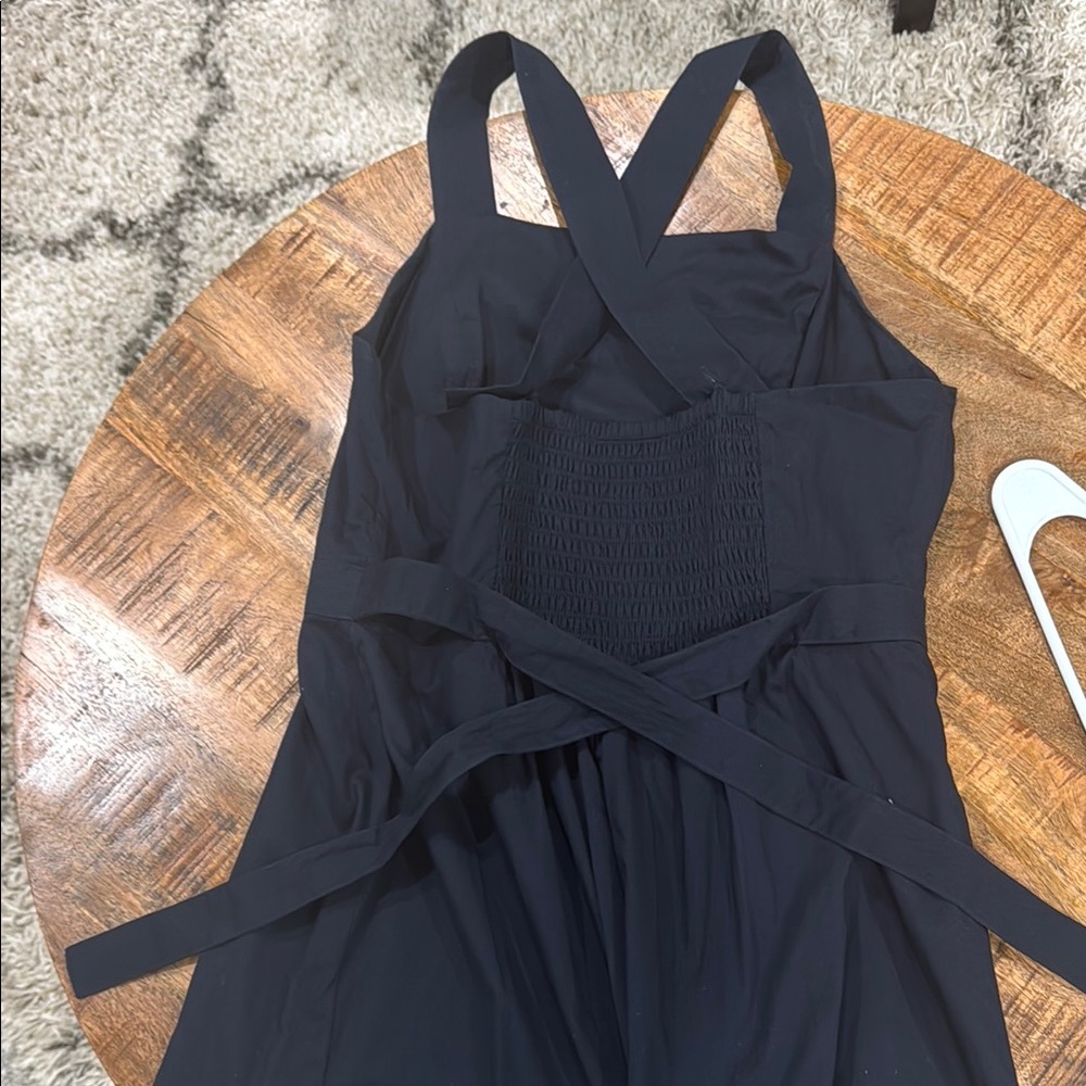 Banana Republic Factory Blue Halter Wrap Sundress